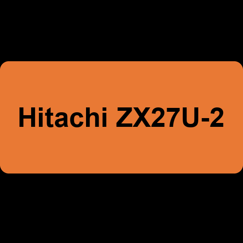 Hitachi ZX27U-2